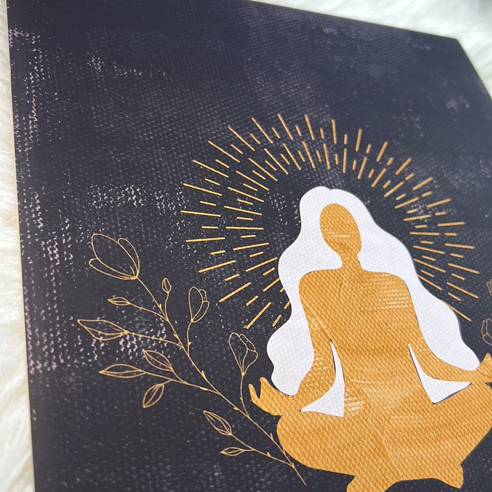 Wall Art Bohemian Woman Silhouette Celestial Print Poster Unframed - Picture 16 of 16